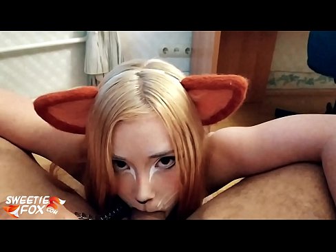 ❤️ Kitsune आफ्नो मुखमा डिक र कम निल्यो ❌  ne.sexarxiv.ru मा